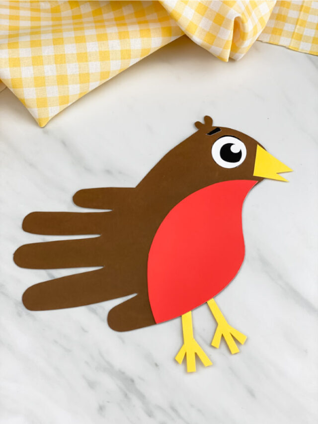 Robin Handprint Craft For Kids Story