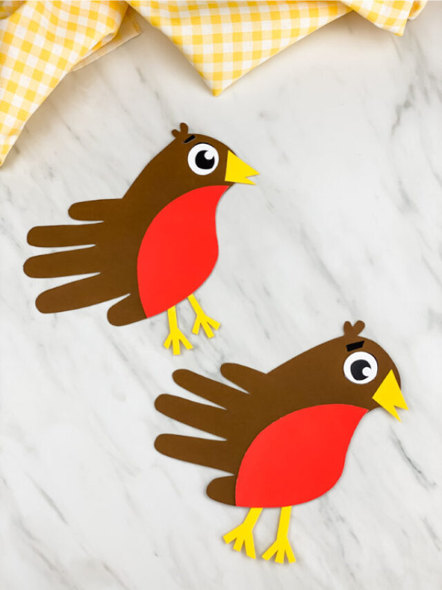 Robin Handprint Craft For Kids Story