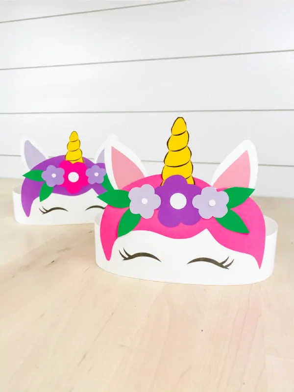 Pink unicorn headband craft 