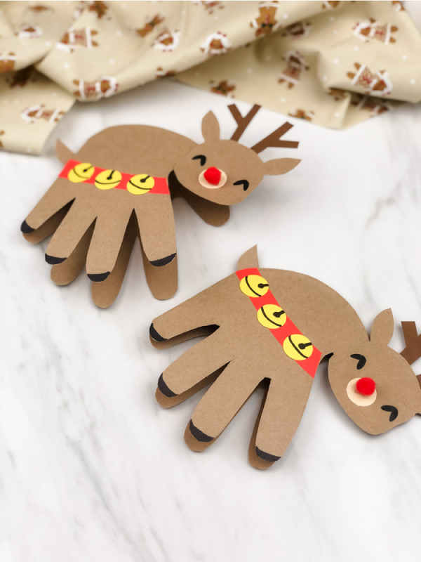 reindeer handprint craft 