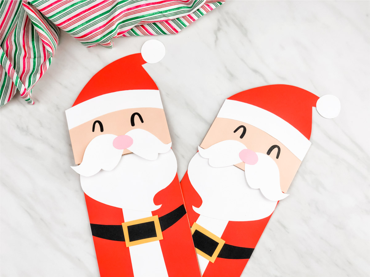 Paper Plate Santa Craft For Kids [FREE Template] Story - Simple ...