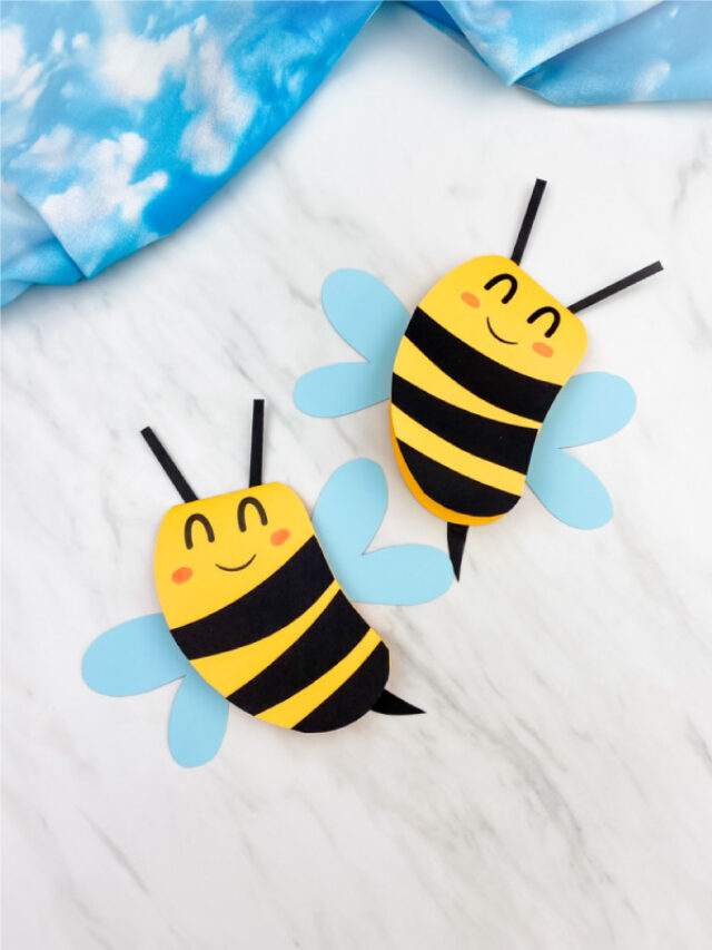 Bee Card Craft For Kids Story