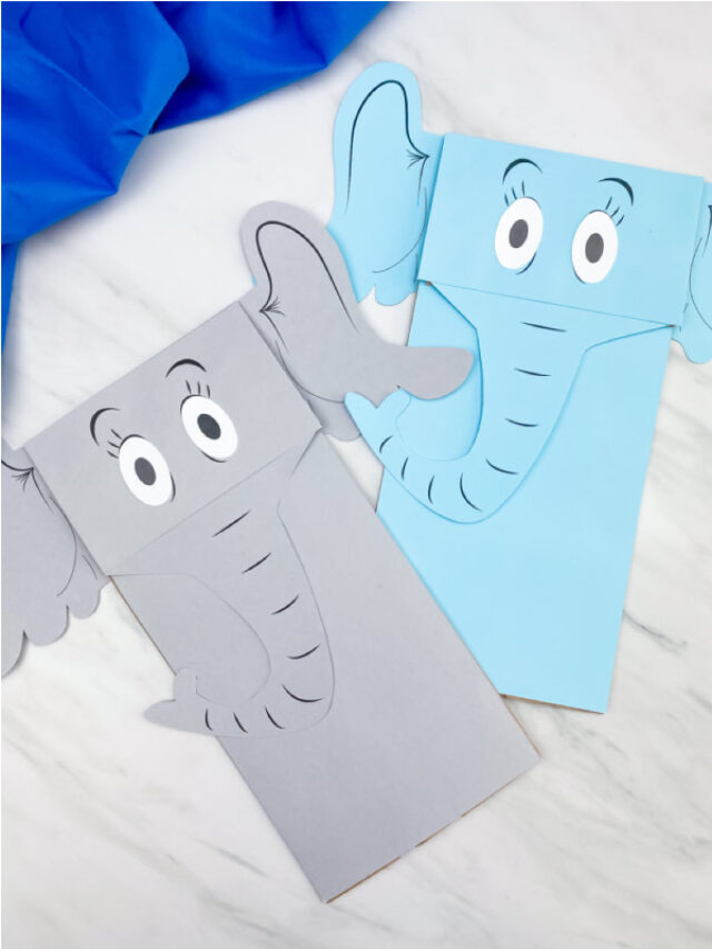 Horton Hears A Who Printable Puppet Craft [Free Template] Story