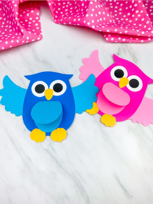 Owl Card Craft For Kids Story