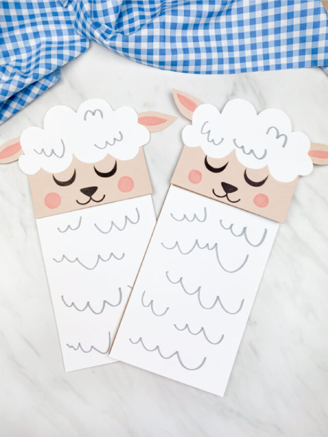 Sheep Paper Bag Puppet With Free Template Story