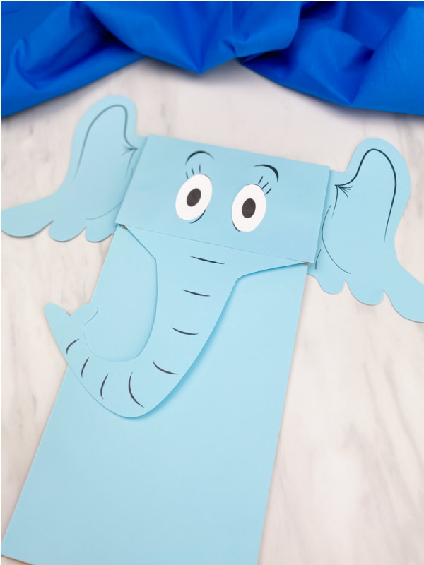 horton hears a who printable puppet craft