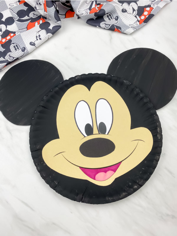 closeup of mickey mouse craft