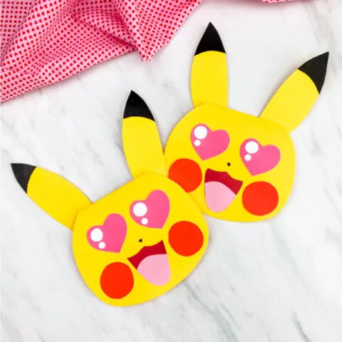 pikachu valentine card