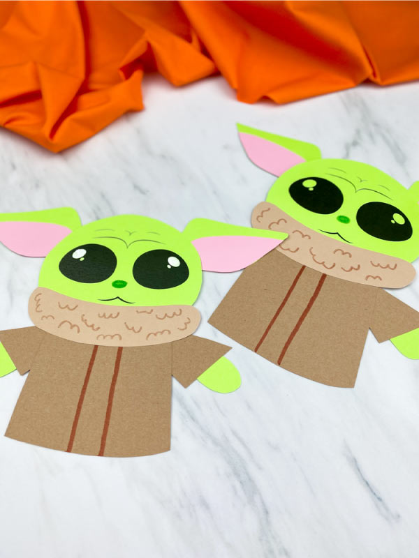 two baby yoda crafts