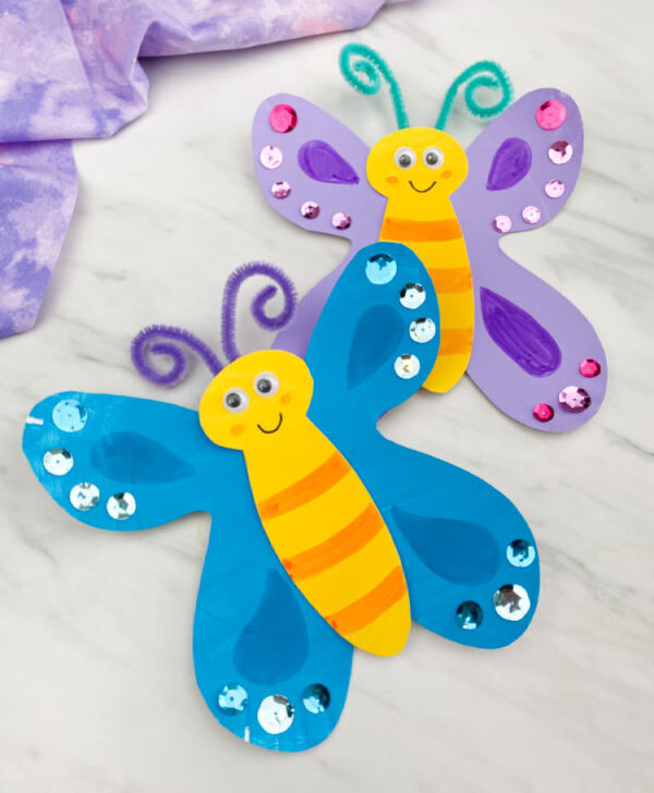 butterfly paper plate craft