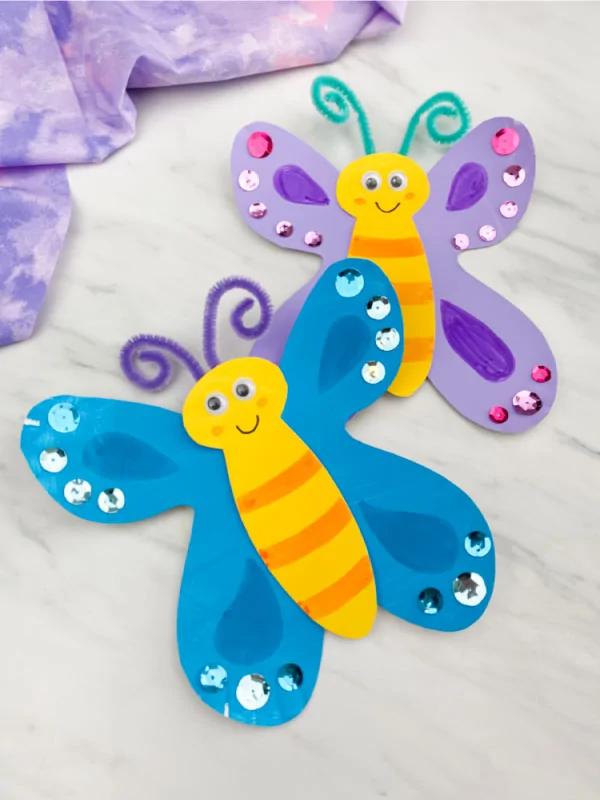 butterfly paper plate craft