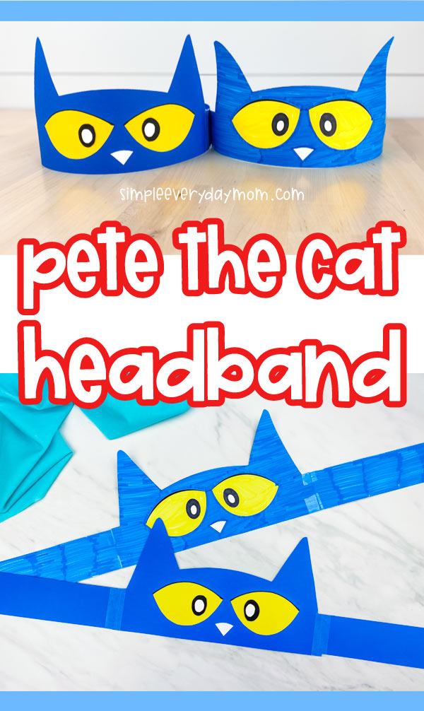 Pete The Cat Headband Printable Template