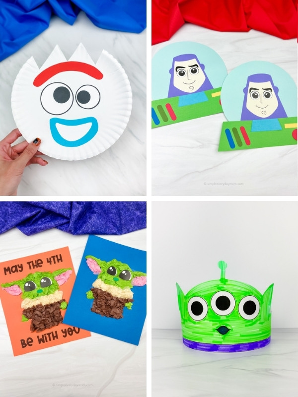 Disney kids' craft image collage