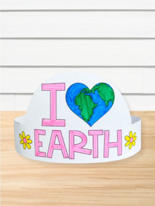 Free Printable Earth Day Hat For Kids