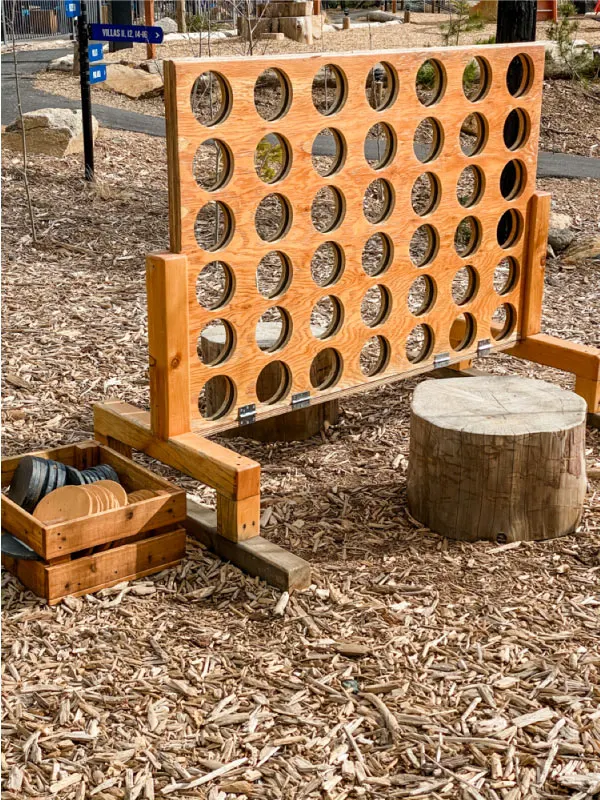 life size outdoor checkers game 