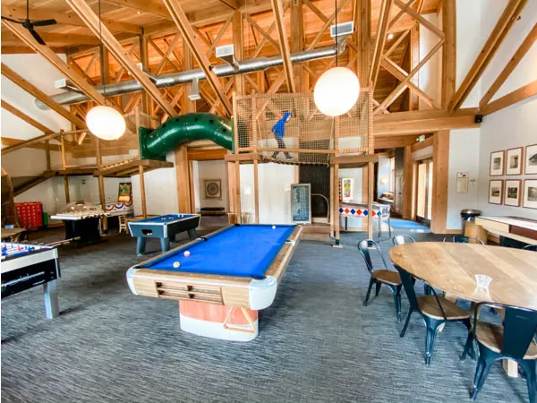 view of game room in Rush Creek Lodge 