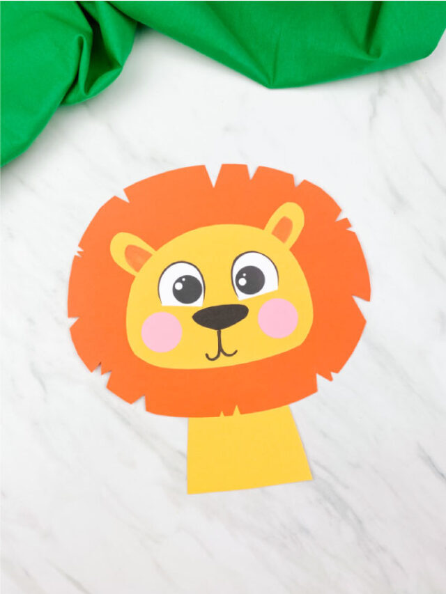 Easy Lion Craft For Preschool Story