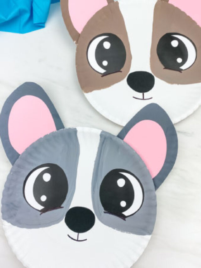 Paper Plate Dog Craft For Kids [Free Template] Story