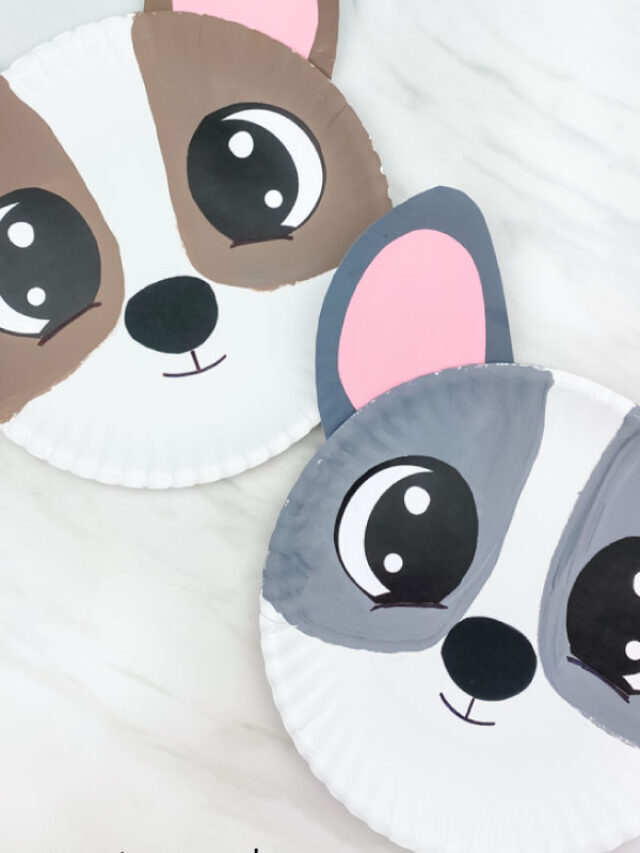 Paper Plate Dog Craft For Kids [Free Template] Story