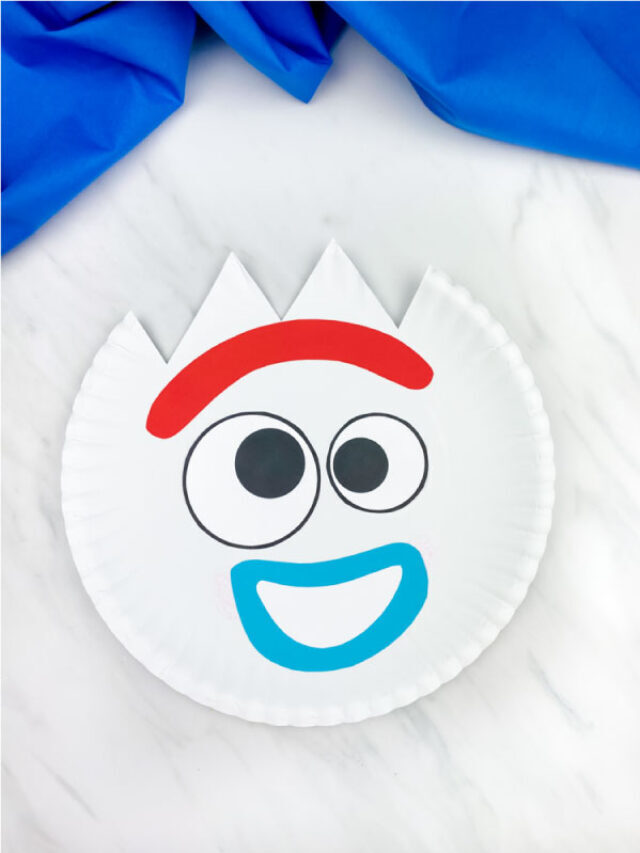 Paper Plate Forky Craft For Kids [Free Template] Story
