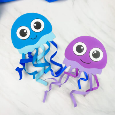 Easy Jellyfish Craft For Kids [Free Template]