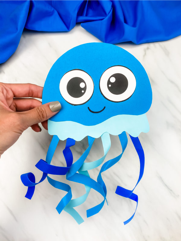 Easy Jellyfish Craft For Kids [Free Template]