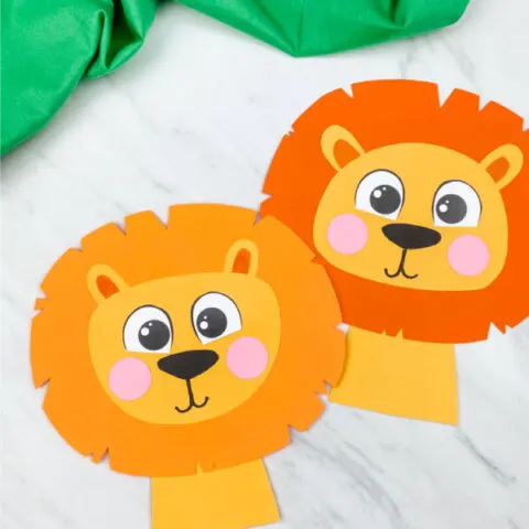 lion craft for toddlers