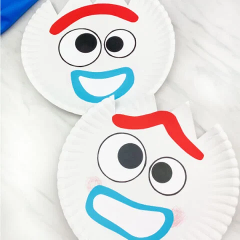 toy story paper plate forky craft