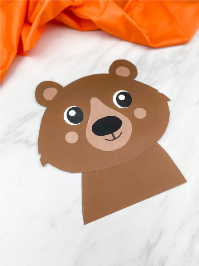 Easy Bear Craft For Kids [FREE Template] Story