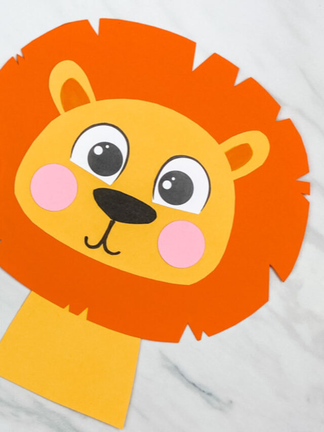 Easy Lion Craft For Preschool Story