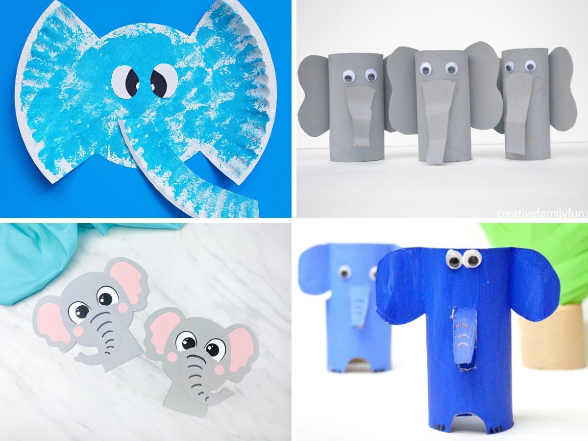 15+ Fun Elephant Crafts For Kids