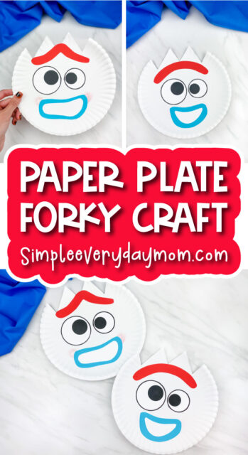 Paper Plate Forky Craft For Kids [Free Template]