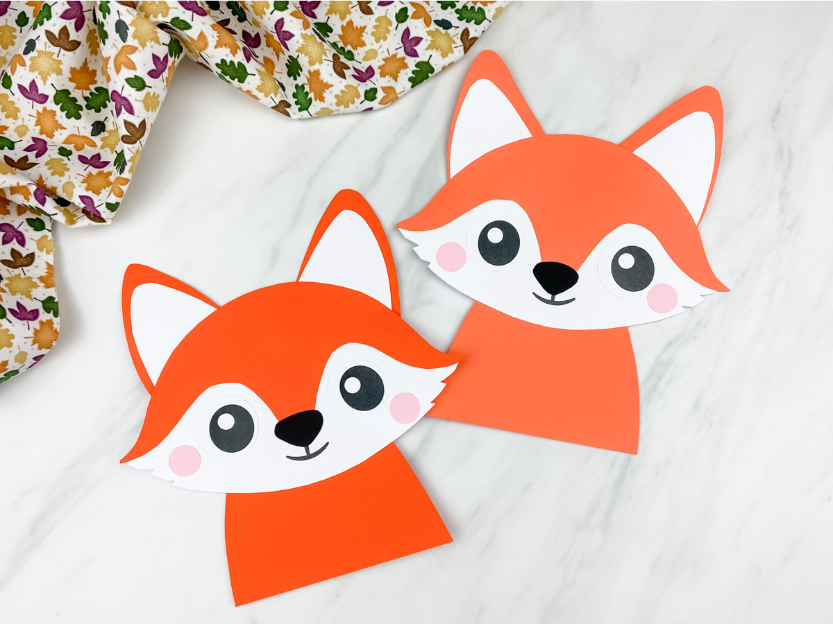 Fox Craft For Kids [Free Template]