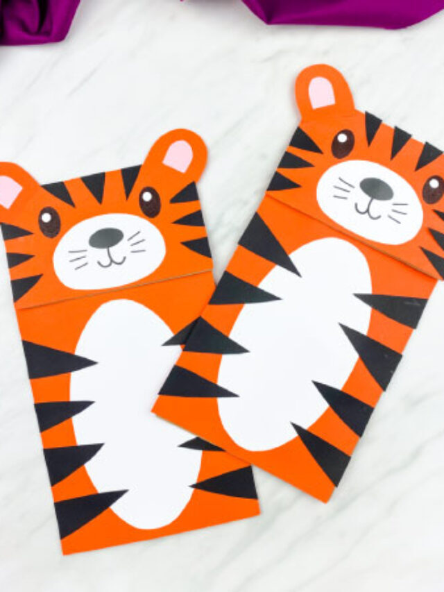 Brown Paper Bag Tiger Craft Story