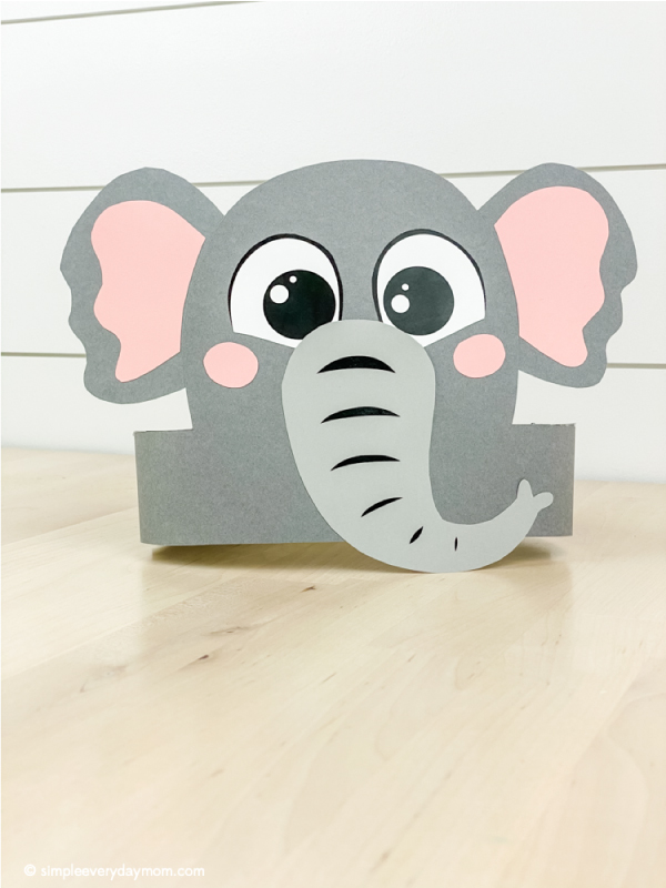 Elephant Headband Craft [Free Template]
