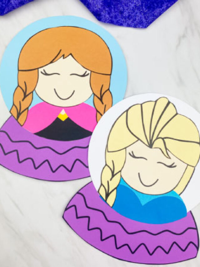 Snowglobe Frozen Craft [Free Template] Story