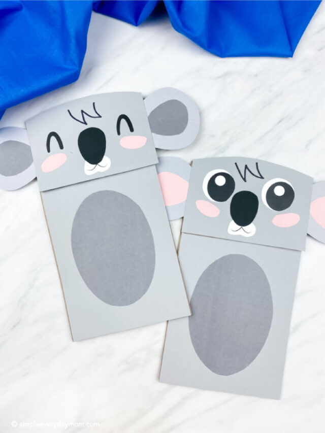 Paper Bag Koala Craft Story