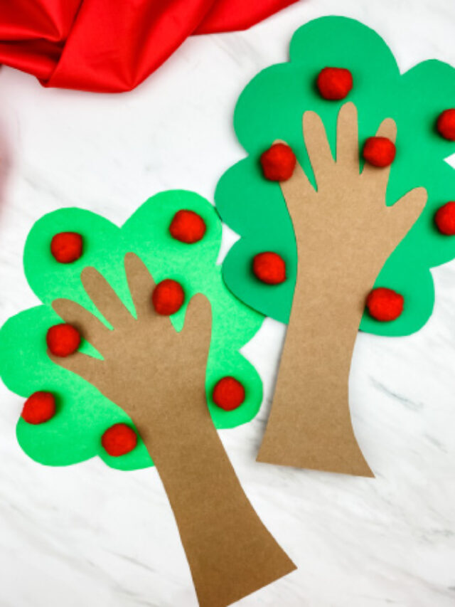 Handprint Apple Tree Craft Story