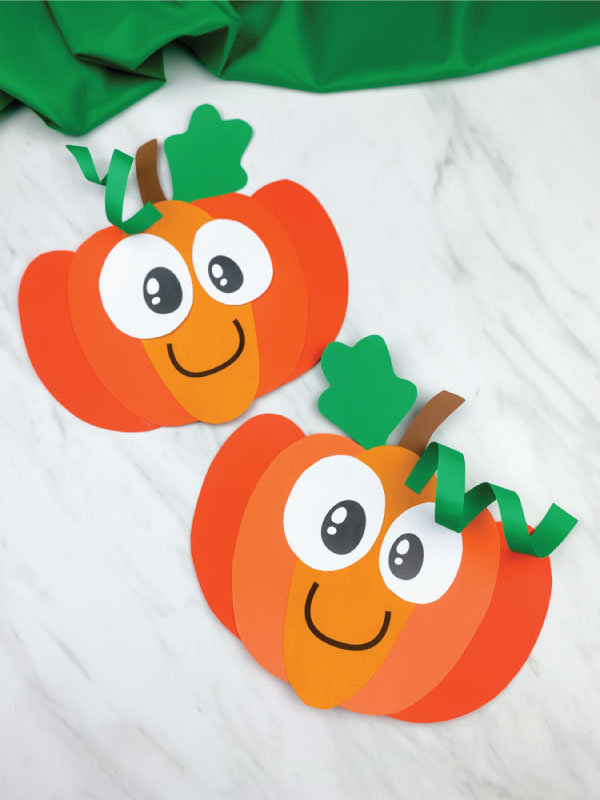 Pumpkin Craft For Preschoolers [FREE Template]