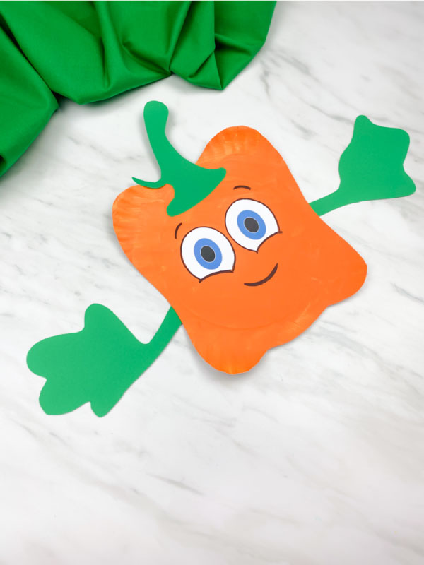 Paper plate spookley craft