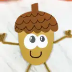 Cute Acorn Craft For Kids [FREE Template]