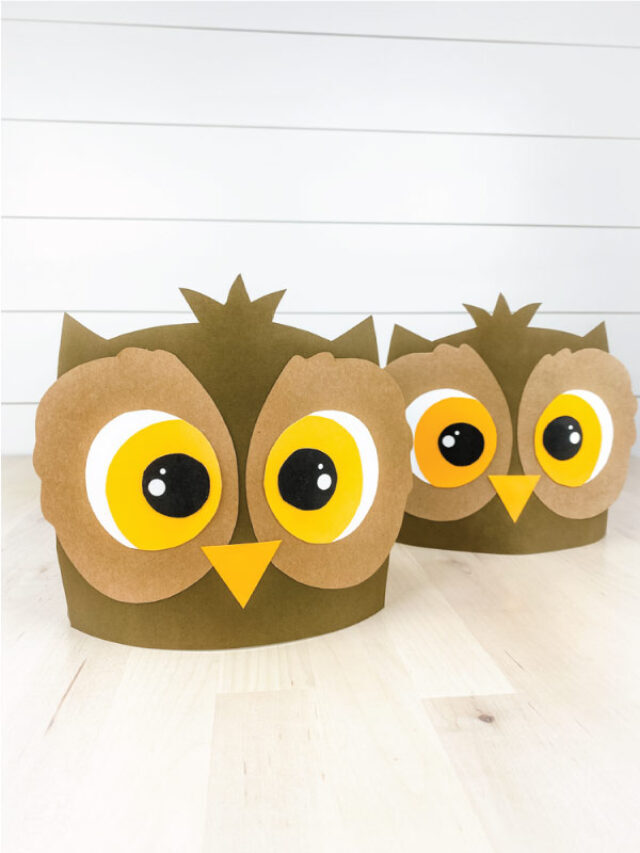 Easy Owl Headband Craft With Free Template Story