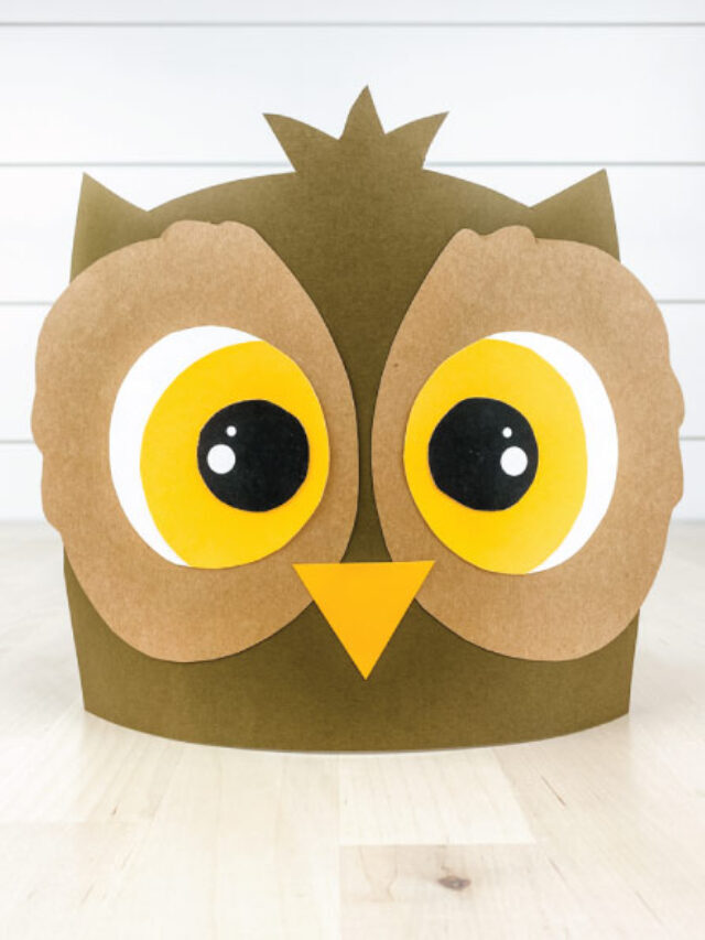 Easy Owl Headband Craft With Free Template Story