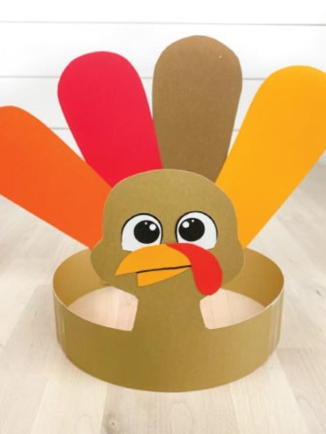 Turkey Headband Craft For Kids [With Free Template] Story