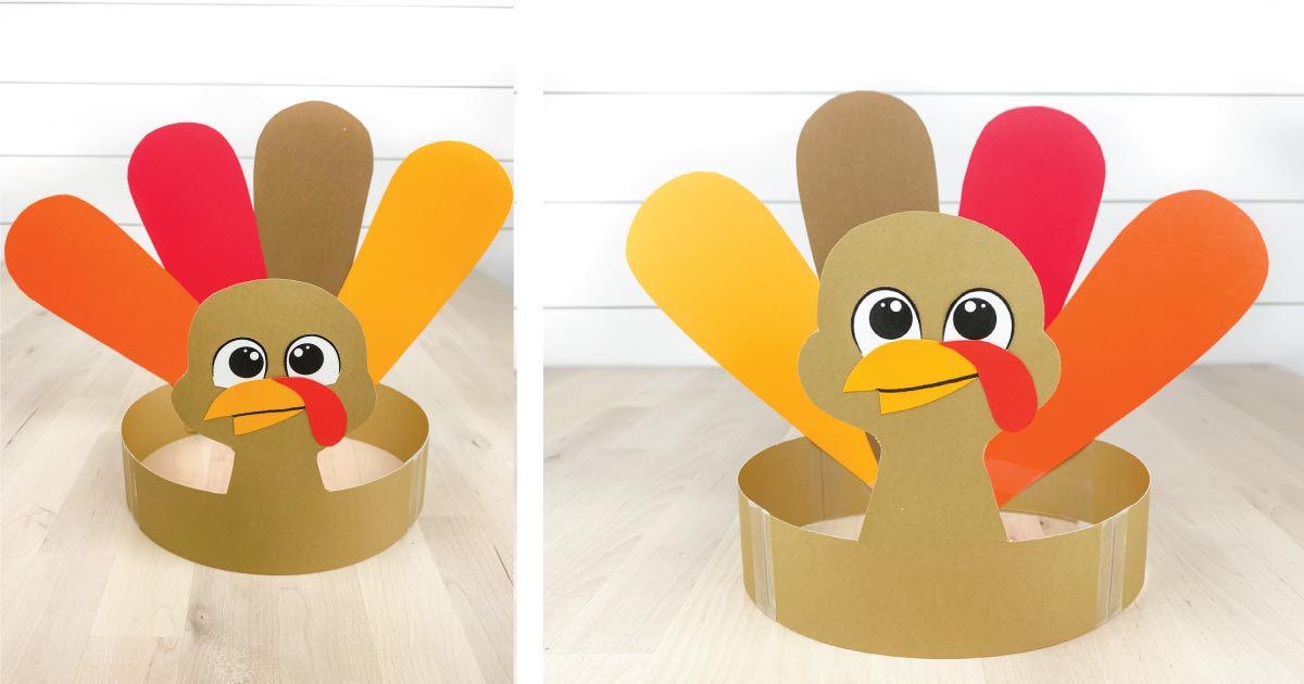 Turkey Headband Craft For Kids [With Free Template]
