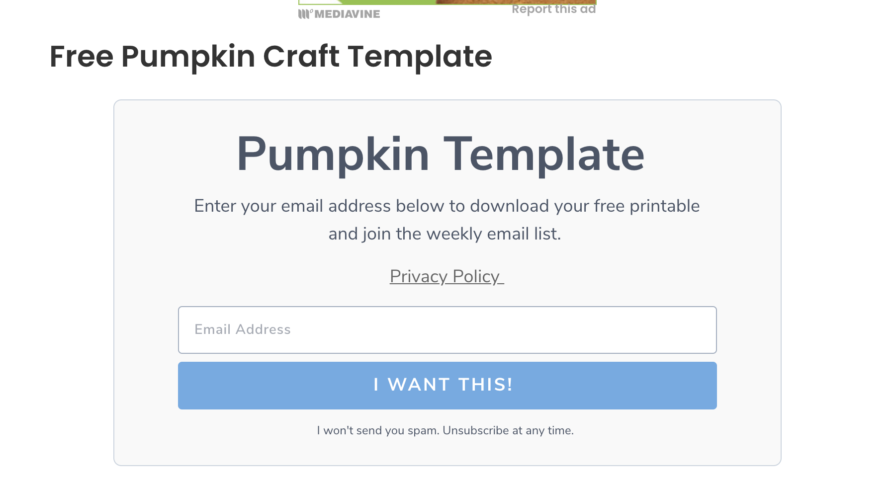 pumpkin template 