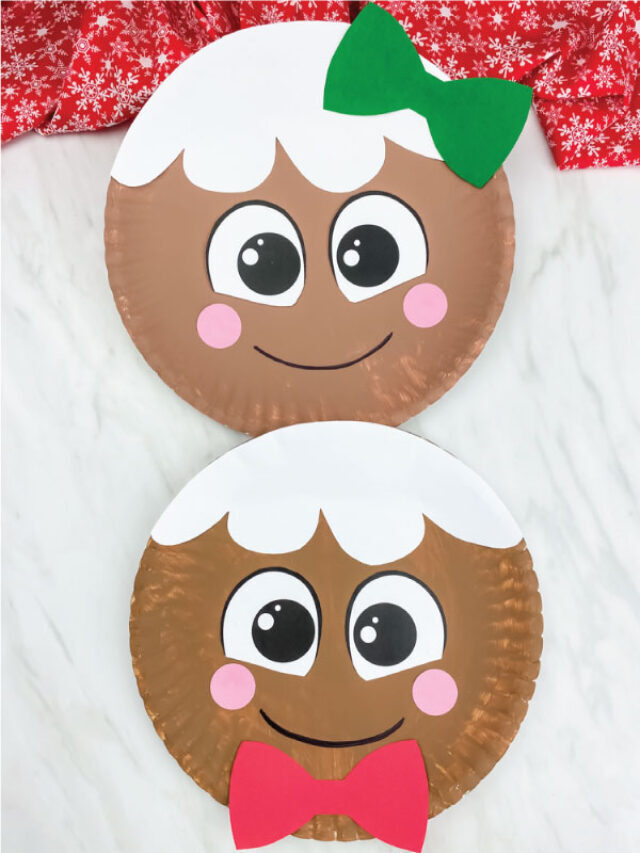 Paper Plate Gingerbread Man Craft [Free Template] Story
