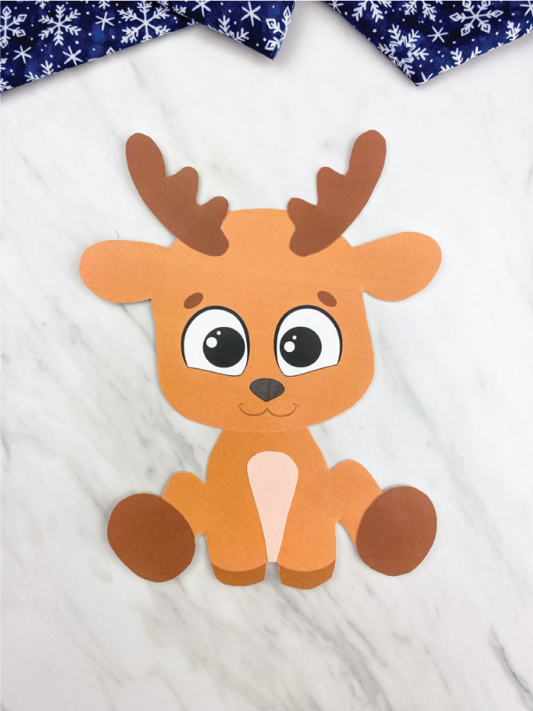 printable reindeer craft