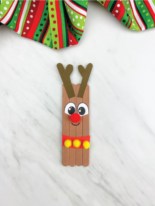 reindeer popsicle stick craft