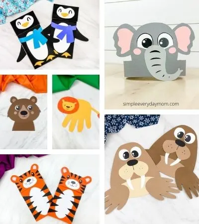 28 Adorable + Easy Zoo Animal Crafts